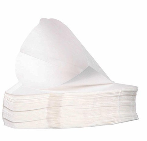 Factory Sealed Size 4 / 1x4 / 4K Brown & White/Bleached & Unbleached Coffee Filter Papers - Pack of 500 (White/Bleached)