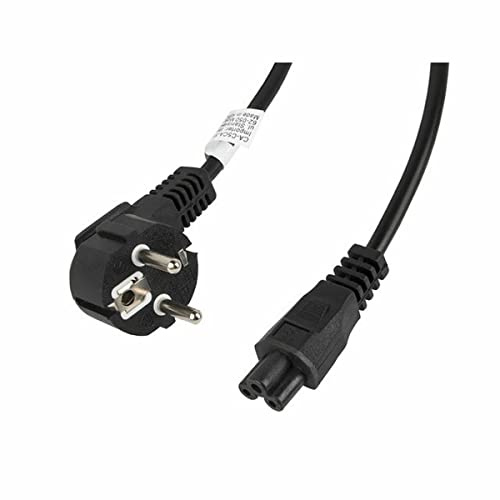 lanberg CA-C5CA-11CC-003-BK Cee 7/7 Schuko Plug to Iec 320 C5 Socket Power Cable Laptop VDE 3 m Black