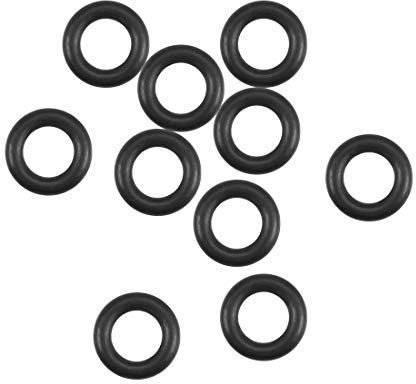 sourcing map Pack mit 10 Nitrilkautschuk O-ringe metrischer Dichtring für Wasserrohr 3,8mm Außendmr. 1,8mm Innendmr. 1mm breit