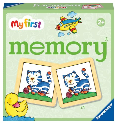 Ravensburger Favorite Things My First Memory® Game for Kids Ages 2 and Up – A Fun & Fast Picture Matching Game