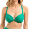 Sans Complexe Women's Glamourous Textured Underwired Bikini top, Tropical Green, 95E