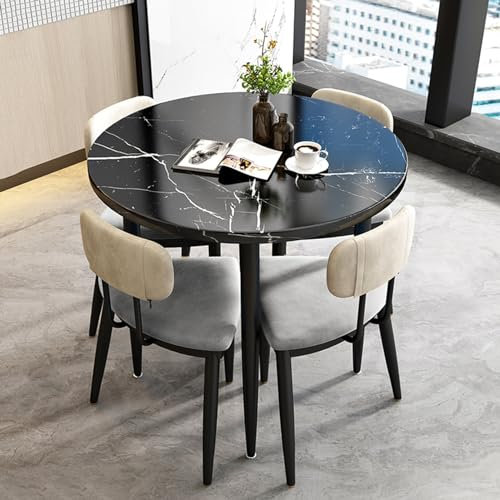 Verhandlungsraum, Esstisch und Stuhl-Set, Büro, Konferenztisch, klein, rund, 80 cm, Essecke, Restaurant, Küche, Schlafzimmer, Freizeit, Tische, Café, Milch, Teeladen, Besprechung, Seminartisch, platzs
