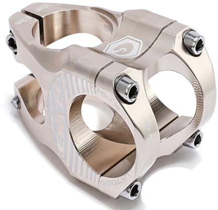 FukkeR 31.8mm 1-1/4'' MTB Fahrrad Lenkervorbau Fahrradlenker Vorbau 35mm Aluminiumlegierung MTB Mountainbike Vorbauten 0° Grad Für Rennrad BMX XC AM FR DH (Color : Silver, Size : 35mm)