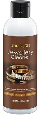 Concentrado de limpieza de joyas de 100 ml, solución ultrasónica, limpiador de lentes, herramienta líquida Y0Q5 para limpiar huellas dactilares y