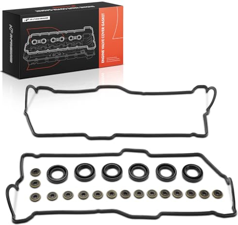 A-Premium Engine Valve Cover Gasket Set Compatible with Toyota, Lexus Models - 1992-2004 - 4Runner, Camry, Tacoma, Tundra, ES300, V6 3.0L 3.4L