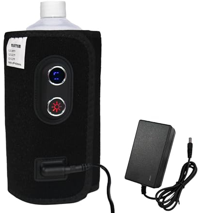 NISITEM Resin Warmer for Epoxy and 3D Printer Bottles, Digital Display & Timer, 3-Level Heating Mat with Auto Shut-Off to Reduce Bubbles, Easy-Clean Portable Silicone Pad，19.68 x 7 Inches
