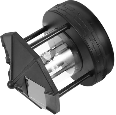 GANAZONO Luce Faro Solare Rotante per Esterni Lampada Decorativa da Giardino Sensore Crepuscolare per Cortile e Prato