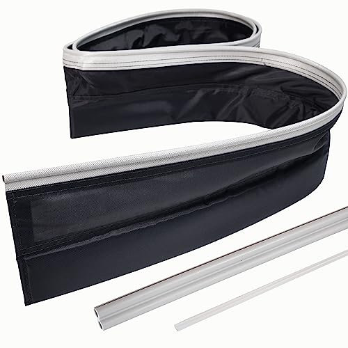 3 Meter Magnetischer Kederband mit Kederschiene Drive-Away kit - mit 4mm dickem Magnetstreifen Magnetsystem Vorzelt Zubehör Befestigung Camping