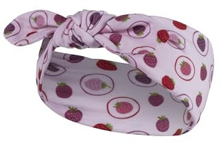Sterntaler Sommer Stirnband Erdbeeren für Mädchen - Haarband Baby aus weichem Jersey -Material, schmiegt sich an den Kopf an ohne zu drücken - rosa, 45