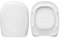 HYDRO HOME - Copriwater Ideal standard Tesi Come Originale, Tavoletta Wc In Plastica Termoindurente Avvolgente Con Cerniere Fisse Acciaio Inox, Asse Wc Colore Bianco, Made in Italy