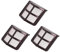 3 filtri sottili compatibili con/ricambio per bollitore Krups SS-7235005956 BW442D