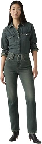 Levi's Dam 501 Original Selvedge Jeans Verdant Ventures Dark Wash 25 30