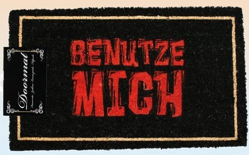 Fußmatte Benutze mich