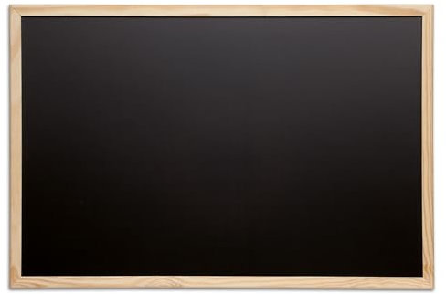 MAUL 25230 70 Kreidetafel mit Holzrahmen 30 x 40 cm, schwarz, Schwarz