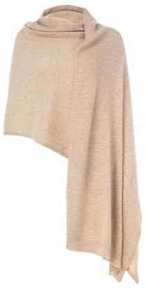 Villand Damen 100% reiner Kaschmir gestrickter Schal - Extra großer leichter Pashmina-Stola mit Geschenkbox