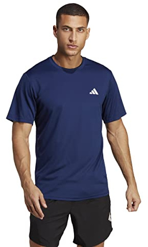 adidas Herren Train Essentials Training Shirt, Dark Blue/White, 4XL