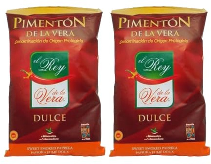Pack 2uds de Pimentón de la Vera El Rey D.O.P. Dulce Gourmet Corazón Extremeño