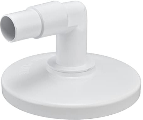 Buachois Écumoire de Drainage de Piscine, écumoire à Plaque sous Vide avec Coude à 90 °, 18,5 cm Plaque D'écumoire de Piscine pour Le Nettoyage des Piscines, des Spas et des Fontaines