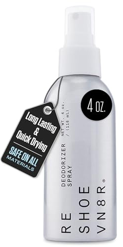 Reshoevn8r Shoe Deodorizer Spray, 6 Oz - Sneaker Freshener & Shoe Odor Eliminator for Fresh & Clean - Easy to Use Foot Odor Control Sprays for Bad Smell & Stinky Shoes