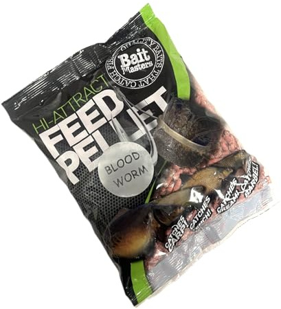 Bait Masters Blood Worm Pellets 4mm 500g Fishing Bait
