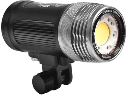 Sea frogs Tauchlicht Unterwasser-Taschenlampe, 6000 Lumen, 100 m, wasserdicht, Unterwasser-Videolicht, Tauch-Taschenlampe für Unterwassersport, Unterwasser-Videoaufnahmen und Fotografie (MK-02-KL)