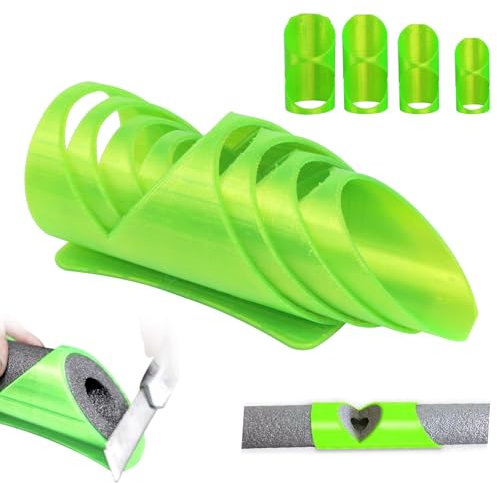 Rohrisolierung Schaumstoff,Gehrungslade Rohrisolierung für 13 mm, 15 mm,22mm und 22 mm Lagging Jig für Kupferrohrisolierung,Einfach zu Bedienen Wand Isolierung Rohr Clip