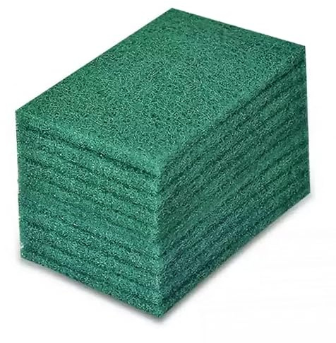 Scotch Brite-Scheuerpads für Geschirr, Küchenschrubber und Metallgrill, strapazierfähig, 15,2 x 10,2 x 0,8 cm, wiederverwendbar, grün, 10 Stück