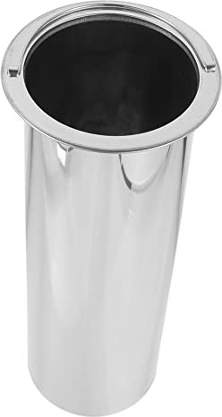 VANZACK Secchio Per Bastoncini in Acciaio Resistente Porta Spiedini Per Barbecue Contenitore Per Bastoncini Con Manico Per Barbecue e Riunioni All Aperto