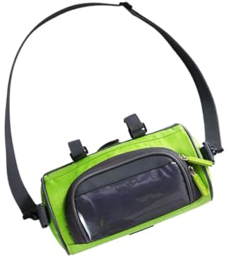 Milisten Lenkertasche und Leichter Montage Fahrrad aus Polyester Verschleißfeste mit Großem Fassungsvermögen für Tägliche Nutzung Beim Fahrradfahren