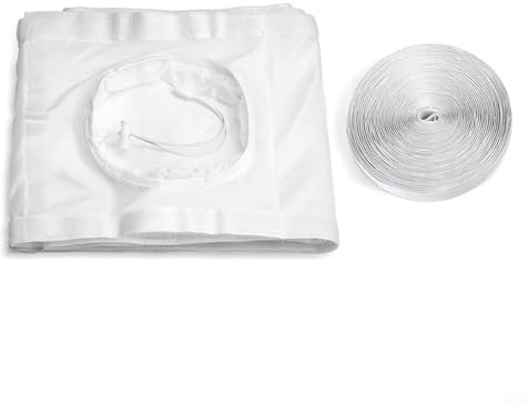 Kit de sellado de ventana de aire acondicionado de aire acondicionado, juego de sellado de puerta ajustable, kit de sellado de puerta de aire acondicionado portátil para ventanas correderas y puertas