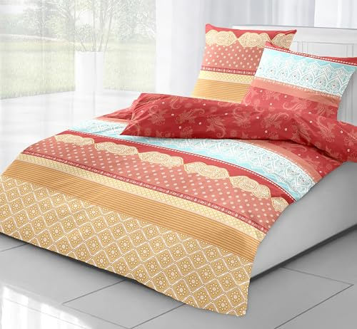 Dormisette Bettwäsche 155x220 Biber Bio vom Ökoversand Waschbär Made in Germany mit Reißverschluss Fein-Biber ***