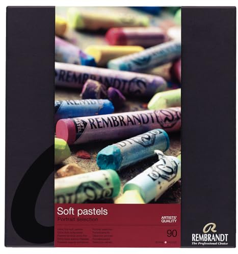 Royal Talens Rembrandt Soft Pastels Half General Set, 90 Stick Set (100515681)