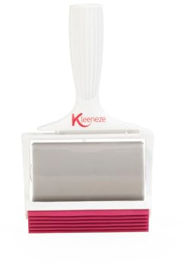 Kleeneze Gel Lint Roller, Washable Pet Hair Remover, Ideal for Dog and Cat Fur, Fluff, Fuzz, Reusable, Built-in Squeegee, Handheld, Perfect for Removing Hair from Clothing and Upholstery