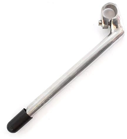 catazer Fahrradvorbau, 22,2 mm x 25,4 mm, Schwanenhals-Form, 40 mm, Fix-Getriebe-Fahrradvorbau (Silber, 40 mm x 300 mm)