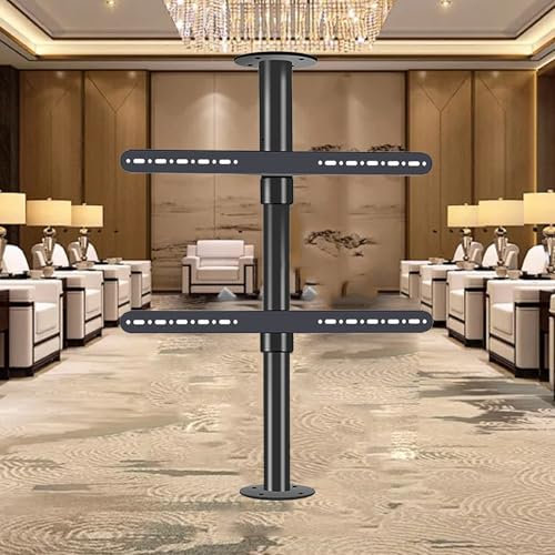Vollbewegliche drehbare LCD-TV-Halterung, 360 Grad drehbar, Bodenständer, Trennwand, TV-Schrank, Wandhalterung (1095 x 1350 mm)