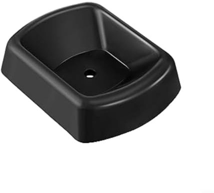 Cale de roue pour roue jockey en caoutchouc pour remorque, charge lourde, butée de rouleau, stabilisateur pour caravane, remorque de bateau, remorque de camping, noir (1 pièce)