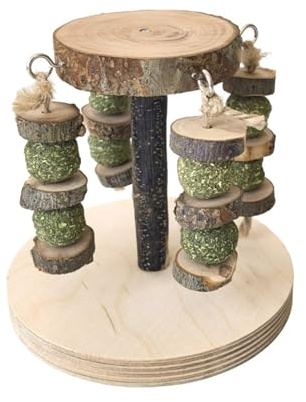 ZWTPGKRD Roditori Macinazione Snack Erba Masticare Formazione Forniture Naturale Palla di Erba Giocattolo Molare Per Pet Criceto Strappare Macinazione Criceto Masticare Giocattolo