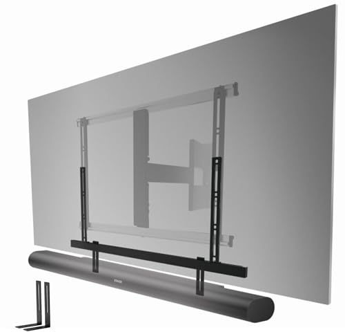 Vogel’s Premium-fäste för Sonos soundbars – perfekt placering för Arc (Ultra), Beam & Playbar | Även lämplig för andra märken | Perfekt i kombination med svängbara TV-väggfästen