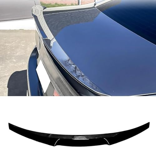 G30 Heckspoiler für BMW 5er-Serie G30 520i 530i 540i / F90 M5 Limousine 2017–2024, Schlagfestigkeit, ABS-Kunststoff, hochfester Kofferraumspoilerflügel (M4-Stil)