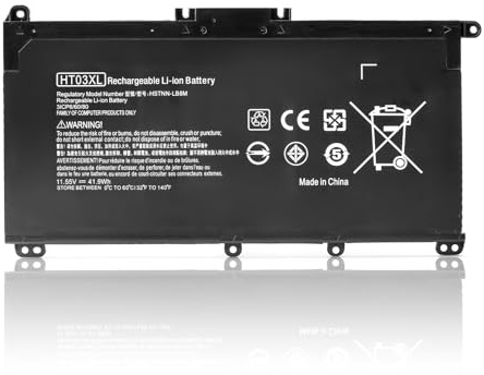 Jippofu HTO3XL HT03XL Laptop Battery for HP 240 245 246 250 255 G7 340 G5 | HT03XL Battery Compatible with HP Pavilion 14-CE 14-CF 14-CK 14-DF 15-CS 15-DA 15-DB 15-DW 17-BY 17-CA L11119-855 HSTNN-UB7J