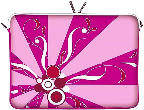 DIGITTRADE LS155-10 Magic Rays Designer Netbook Sleeve Housse Pour Ordinateur Portable 10,2 (25,9 cm) Large Néoprène Pochette Sacoche