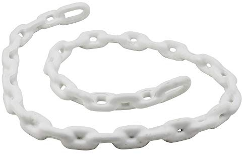 Extreme Max 3006.6584 BoatTector PVC-Coated Anchor Lead Chain - 3/16 x 4', White