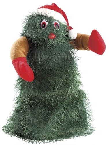 infactory Tanzender Tannenbaum: Singender, Tanzender Weihnachtsbaum Swinging Xmas Tree, 27 cm (Singender Christbaum, Tannenbaum, Weihnachtsmann)
