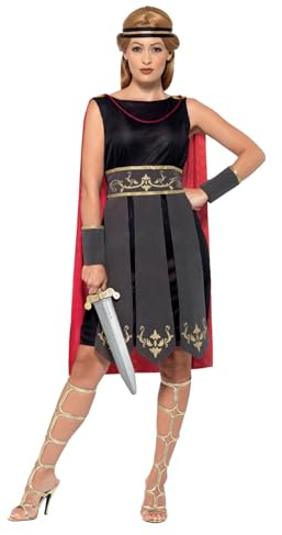 Smiffys Roman Warrior Costume, Black Halloween und Karneval