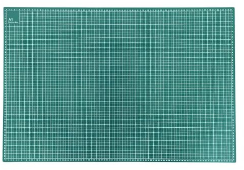 Garden Mile A1, A2, A3, A4 Grün Selbstheilende Anti-Rutsch Schneidematte Mit Gitterlinien Für Akkurat Schneidend Handwerk - Grün, A1