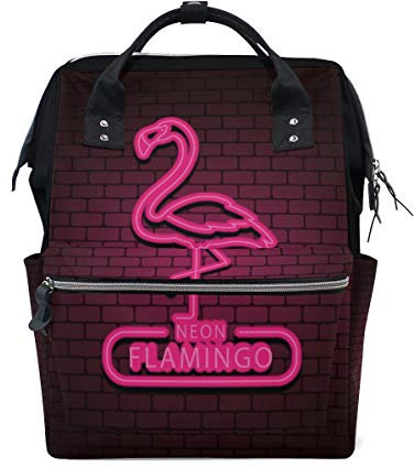 MONTOJ Flamingo Canvas Reisetasche Campus Rucksack One Size 5
