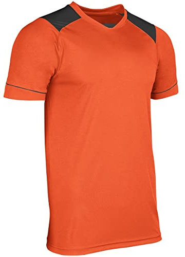 Champro Attacker fotbollströja för män, neonorange, svart, XL, neonorange, svart, XL