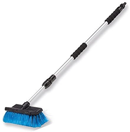 CG94 Kit Pulizia Composto da SPAZZOLONE con Asta TELESCOPICA - Diametro 19-22,6 mm - Lunghezza 100 =180 cm