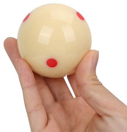 AMONIDA Billardkugel-Übungsball 2,25 Queueball Zum Üben Im Spielzimmer für das Training Im Billardraum