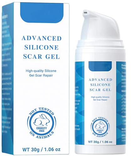 Silicone Scar Gel - Scar Removal Cream - 30g Scar Cream - Scar Removal and Soothing Cream for Surgical Scars, Acne Scars, C-Section, Burns, Stretch Marks - Effective for Old and New Scar